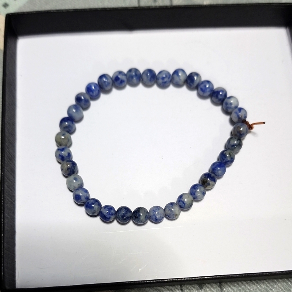 Handmade Blue Truth Sodalite Bracelet